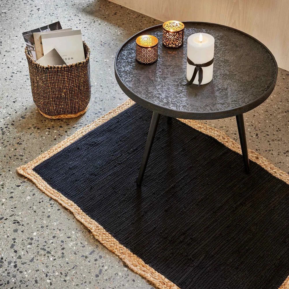 Barnaby Black matte 60x90 cm