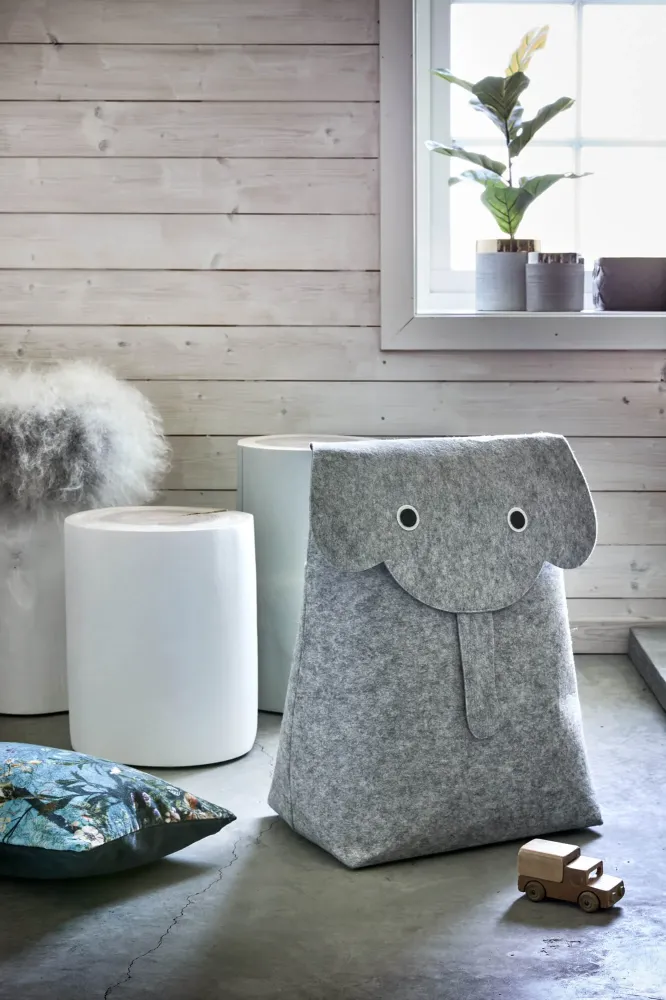 Elephant oppbevaringskurv/bag