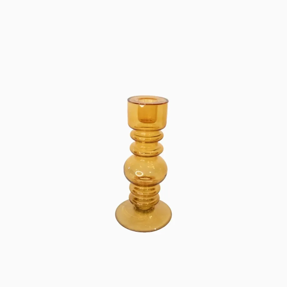 Aurora Amber lysestake 18 cm