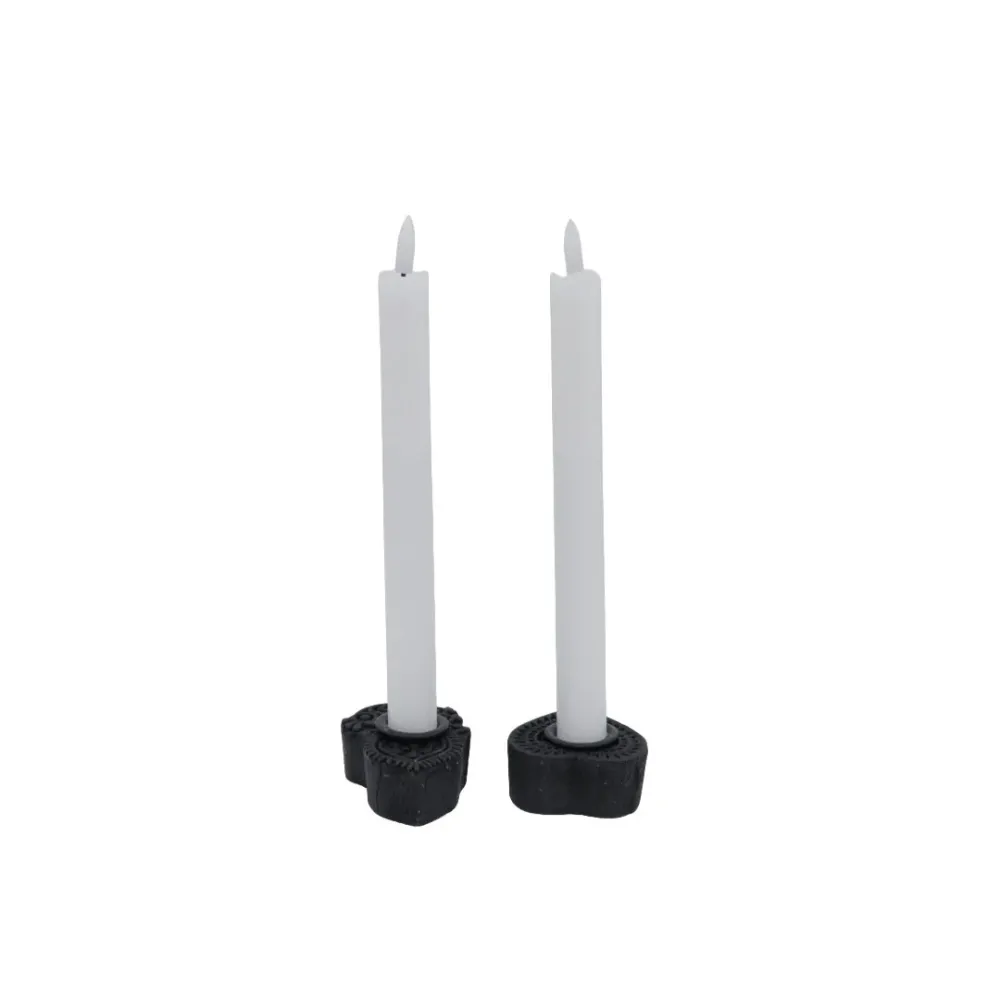 Candela kronelys hvit 2 stk