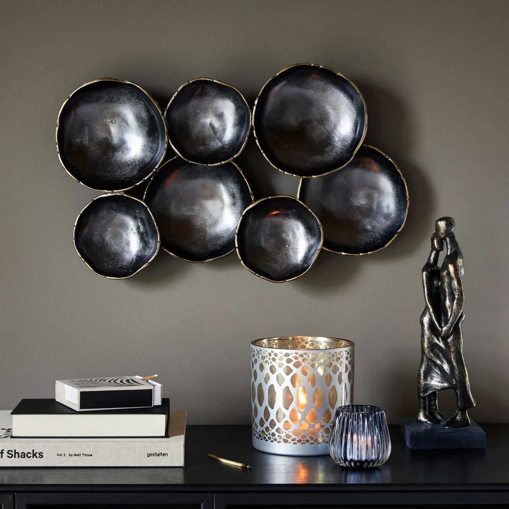 Chennai Anthracite veggdekor