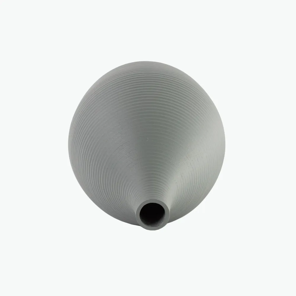 Shapes dusty green vase høy H: 30 cm