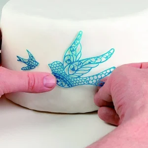 Silikomart Cake Lace silikonmatte -Fugler-