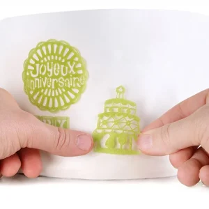 Silikomart Cake Lace silikonmatte -Happy Birthday-