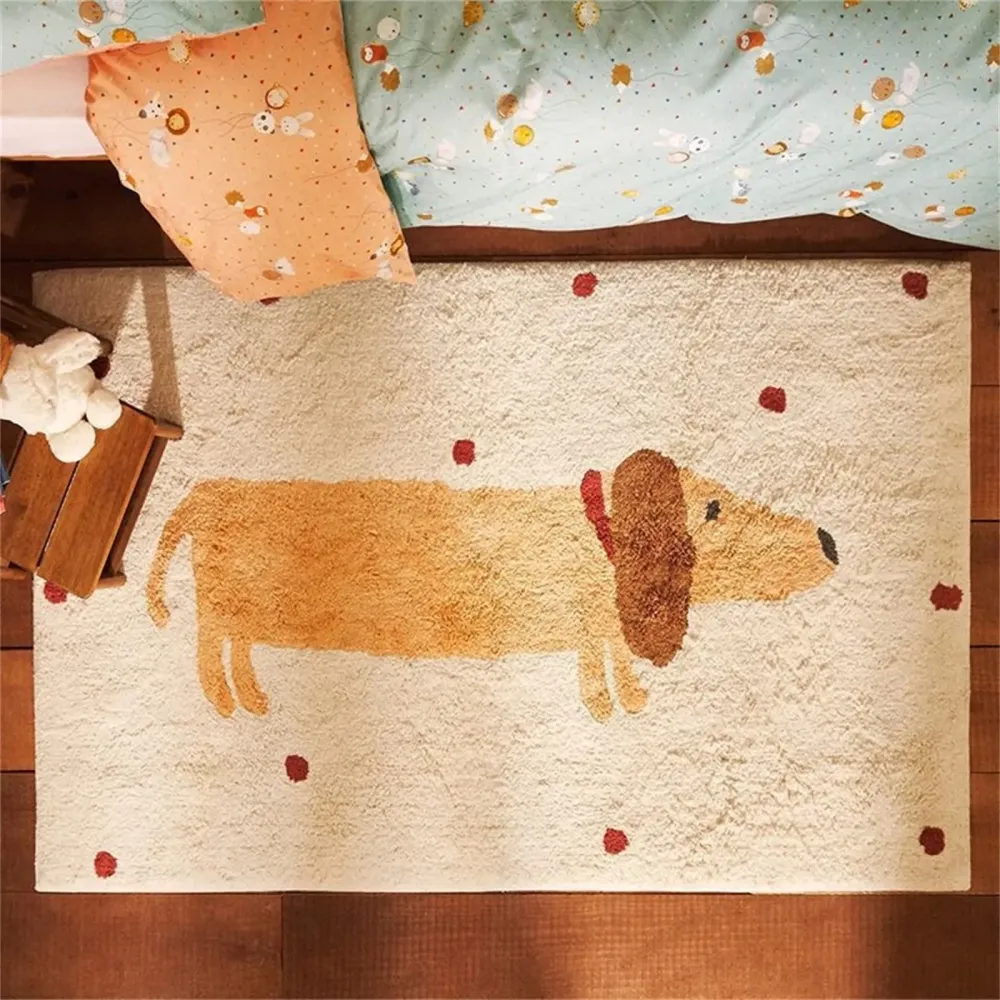Little Haven - Mykt og deilig - Teppe med dachshundtrykk