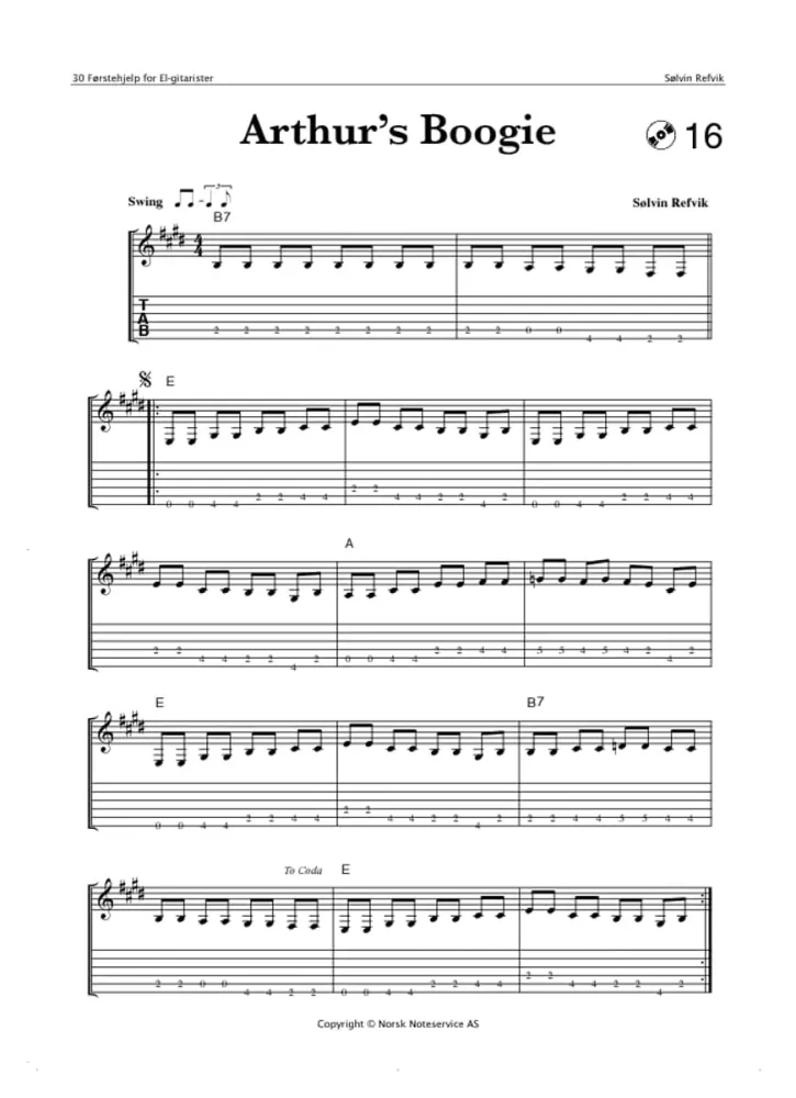 Førstehjelp el-gitarister