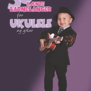 50 kjente barnesanger ukulele og gitar