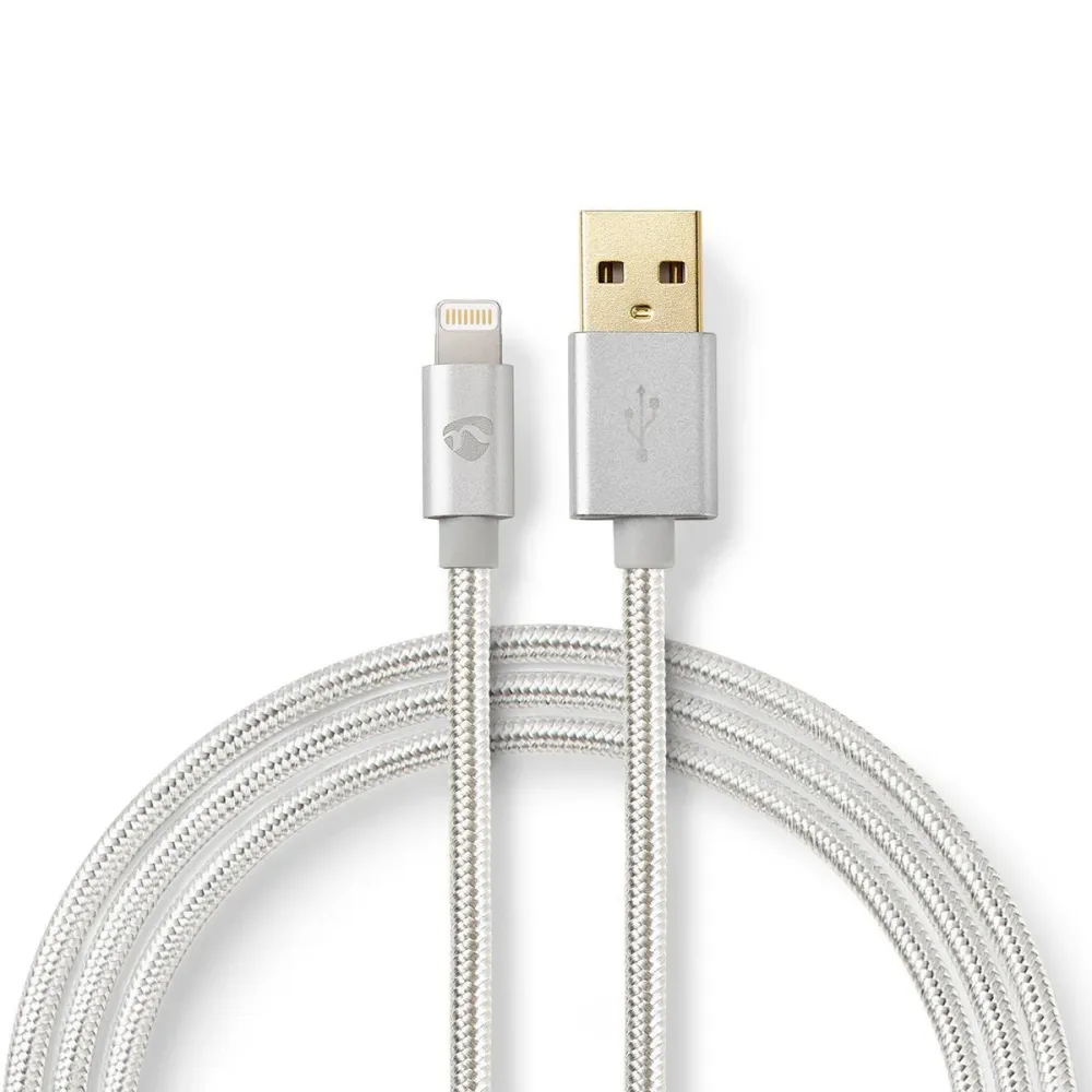 Gullbelagt Lightning Kabel Synkronisering og Lading 1,0 m