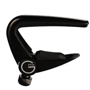 G7th Newport 6 String Black Capo.