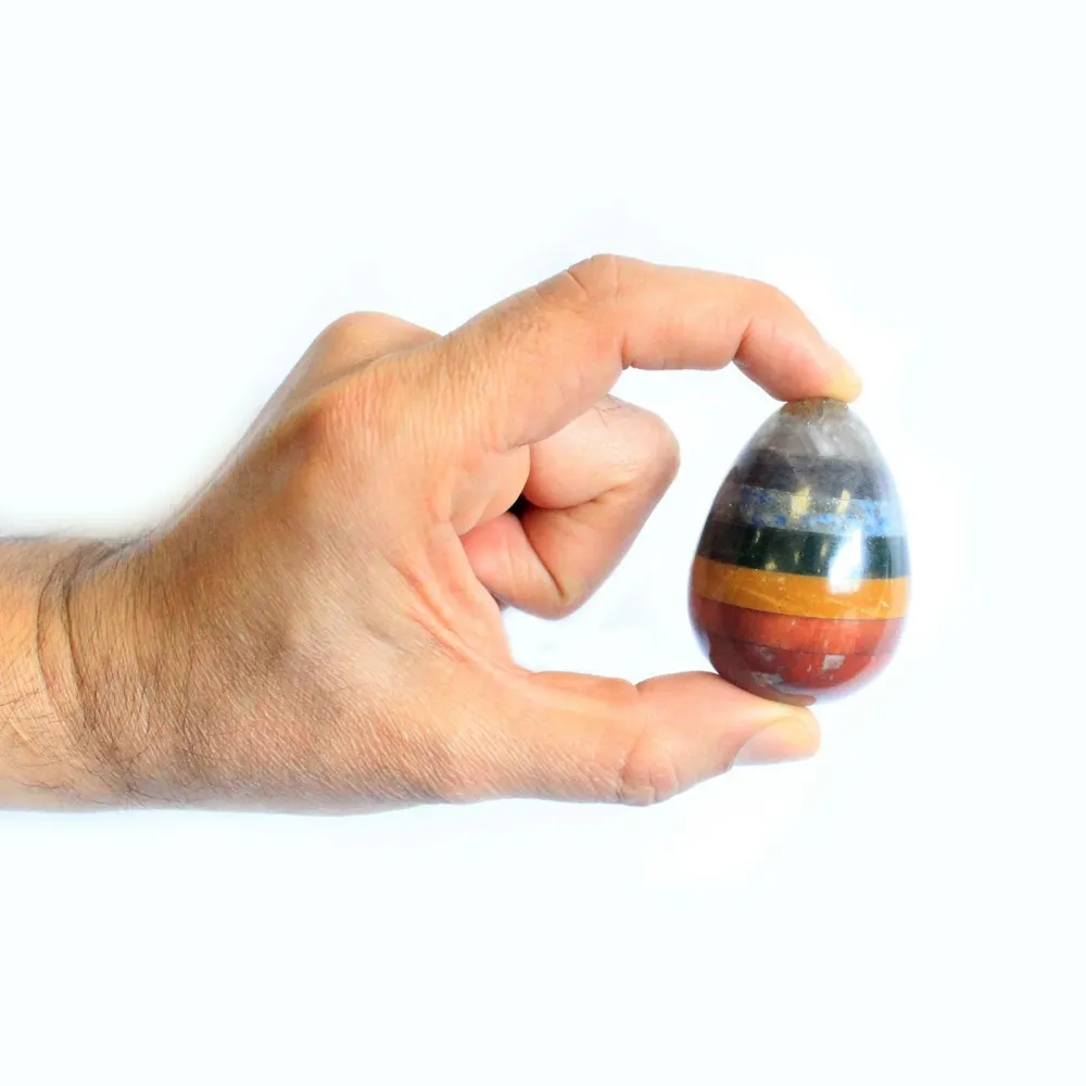 Chakra krystall egg 40-60mm