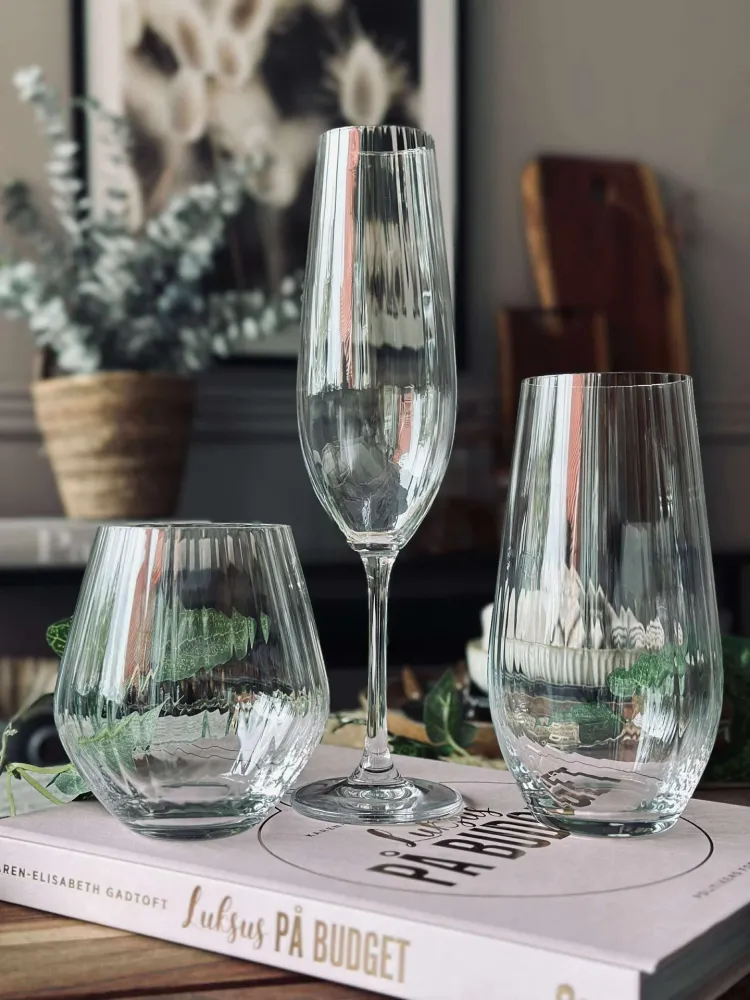 Champagneglass CRYSTAL, 2 stk