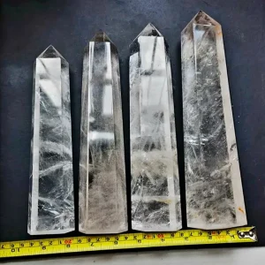 Big Clear Quartz Towers w/base - High Quality, ca. 25 - 30cm 2kg - 2.5kg.
