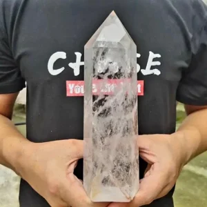 XBig Clear Quartz Towers - High Quality, ca. 25 - 30cm, 2.5 - 3kg, Wide