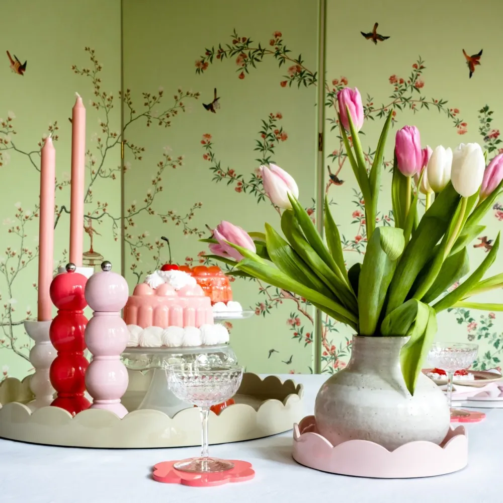 Vannmelon rosa dalbaner – sett med 4