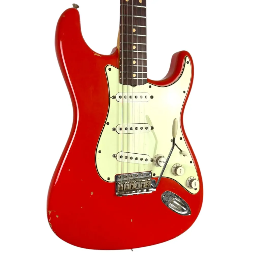 Fender Custom Shop 1960 Stratocaster Relic 2004 - Fiesta Rød