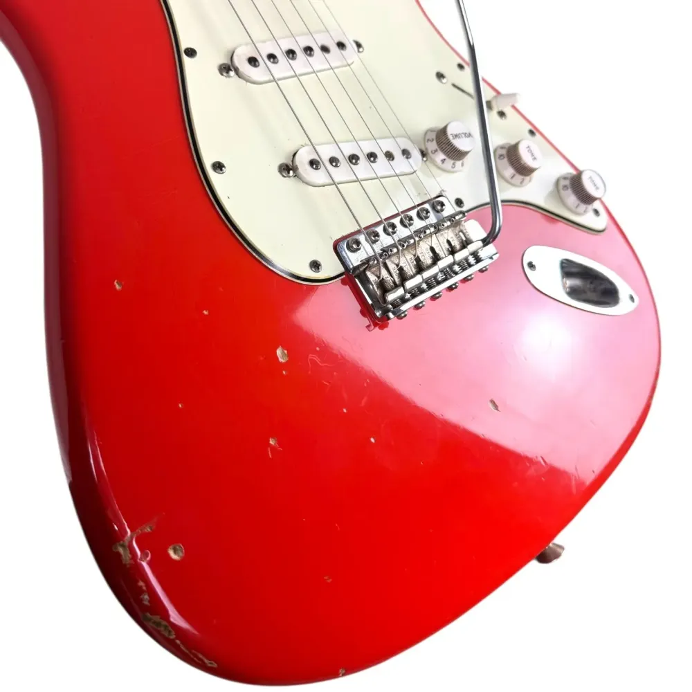 Fender Custom Shop 1960 Stratocaster Relic 2004 - Fiesta Rød