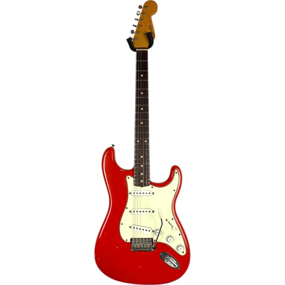 Fender Custom Shop 1960 Stratocaster Relic 2004 - Fiesta Rød
