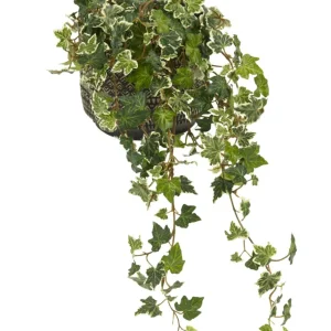 Kunstig Eføy Deluxe Grønnhvit UV 60cm