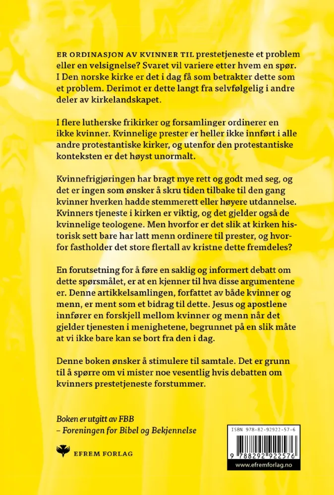 Skal kvinnene tie?