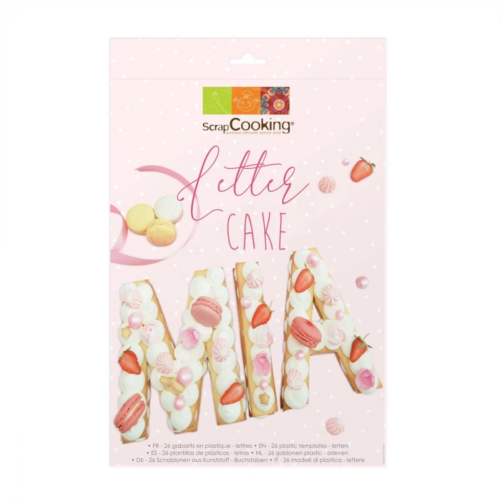 ScrapCooking Kakemal -bokstaver- pk/26