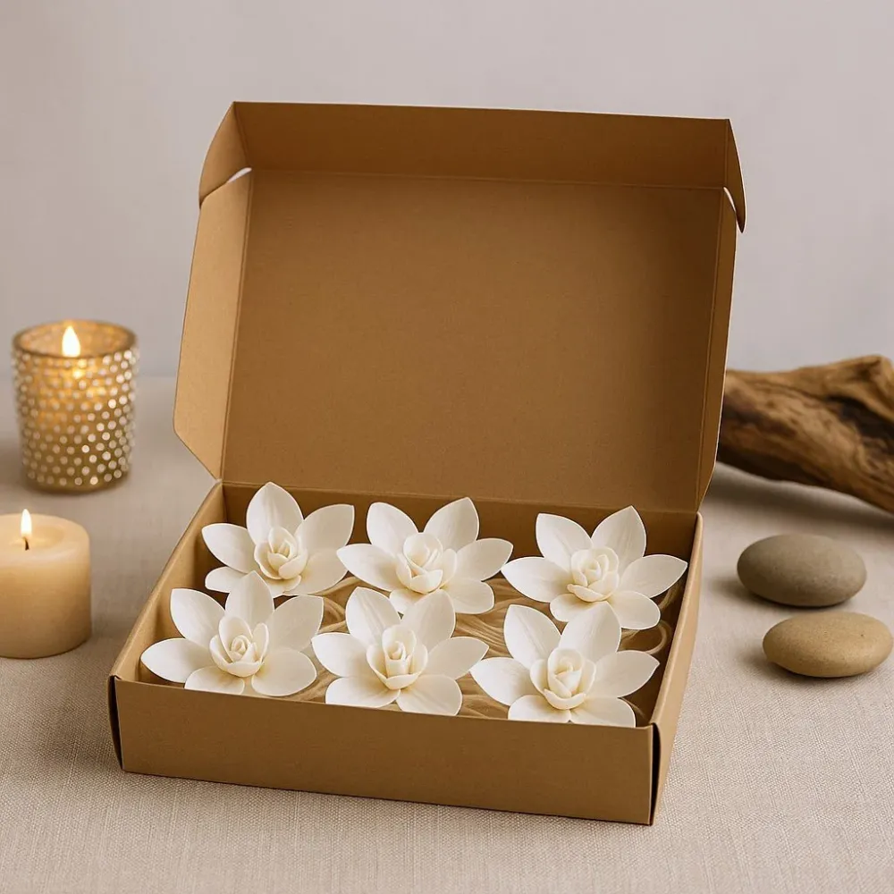 Sola Diffuser Blomster Lilje Med Snor 12 Pakke