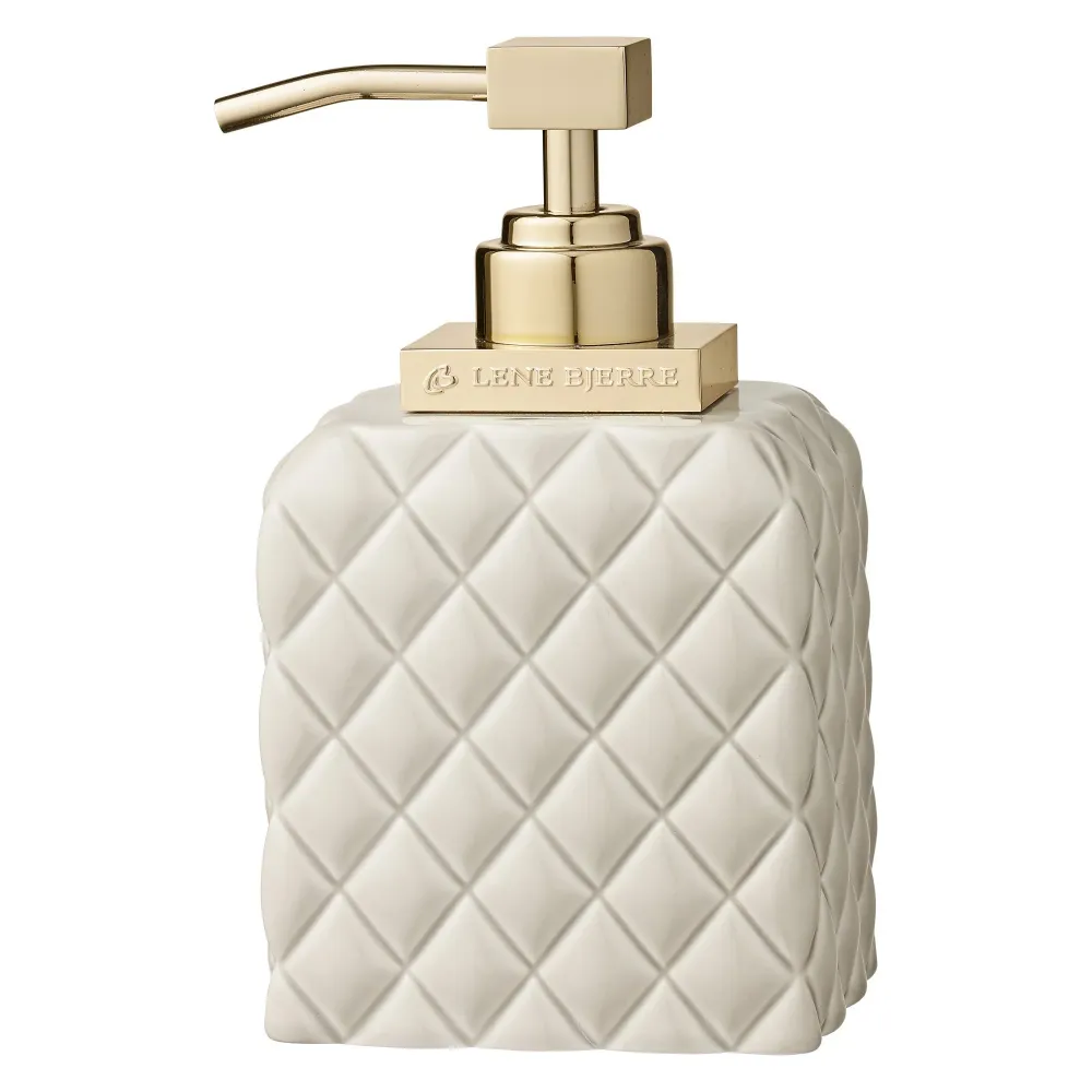 Portia dispenser H16xB7 cm. brun sand