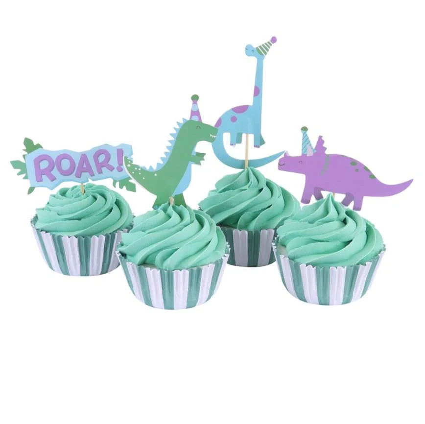 Cupcake sett -Dinosaur- pk/24