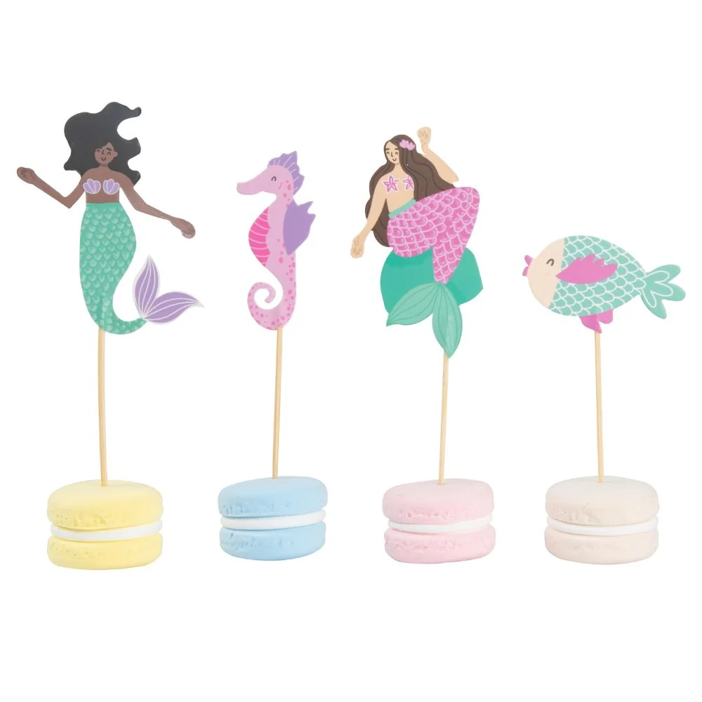 Cupcake sett -Havfrue- pk/24