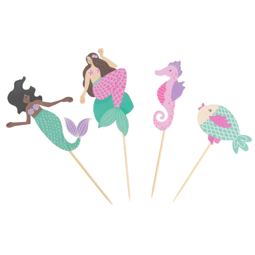 Cupcake sett -Havfrue- pk/24