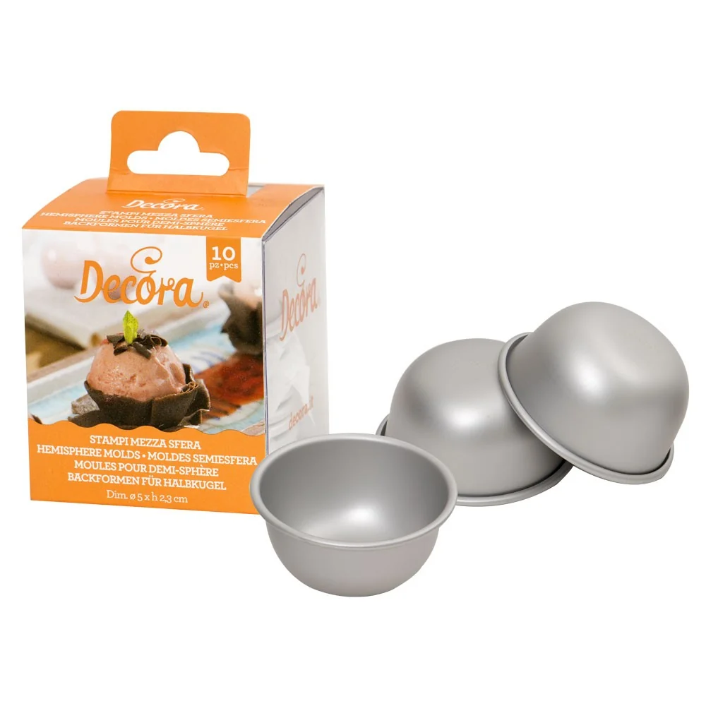 Decora Halvkuleform 5cm, pk/10