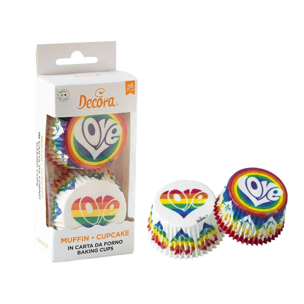 Decora Muffinsformer -Love- pk/36