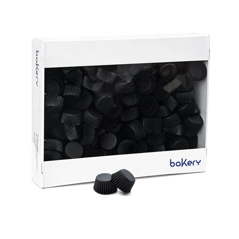 Decora Muffinsformer, mini-Svart- pk/2500