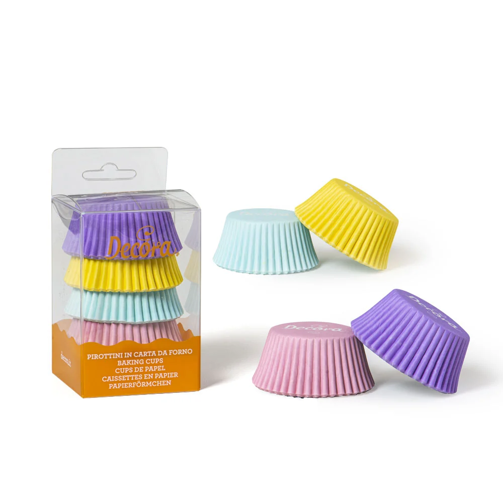 Decora Muffinsformer Pastellfarger pk/75