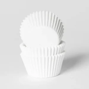 Muffinsformer, små -Hvit- pk/60