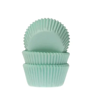 Muffinsformer, små -Mintgrønn- pk/60
