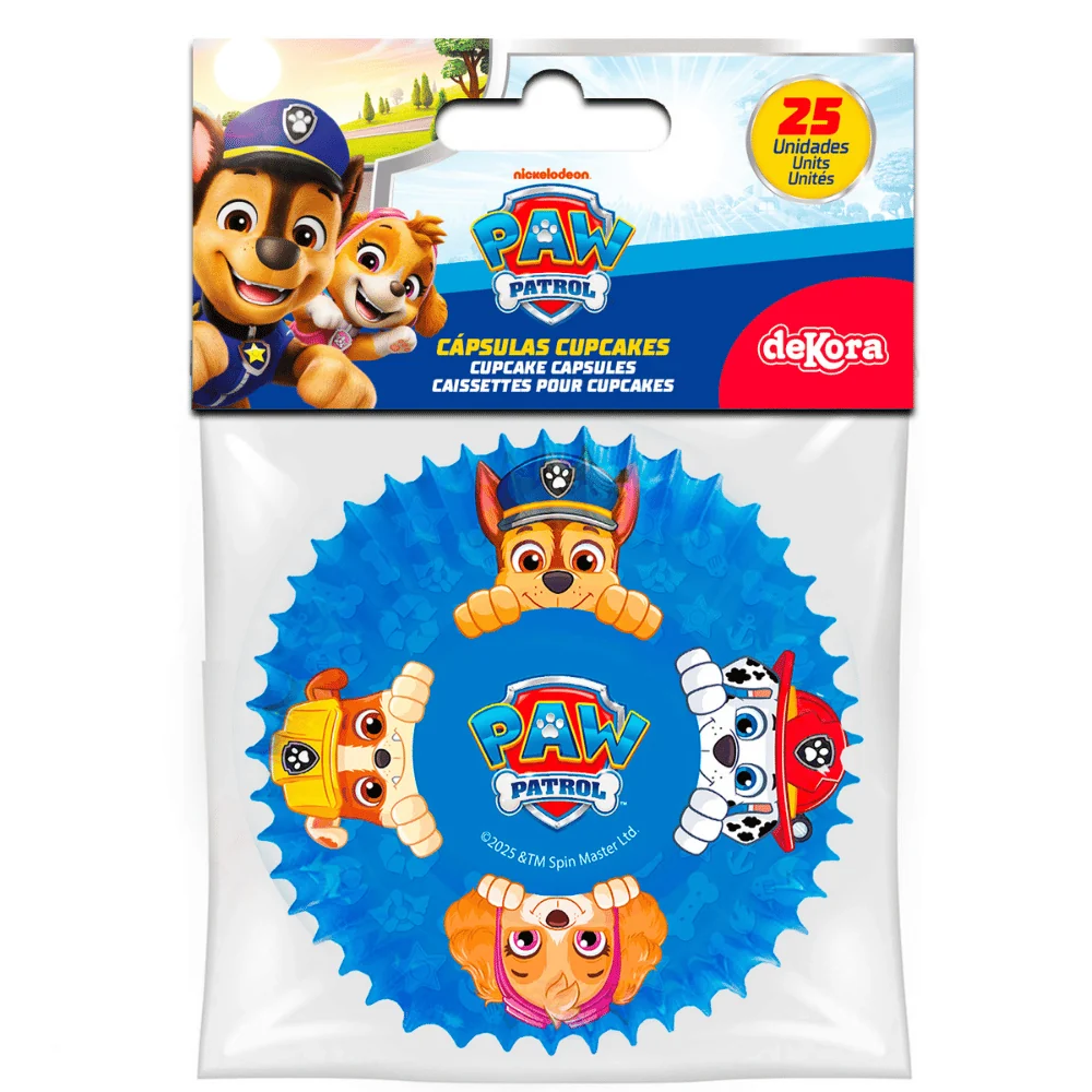Paw Patrol muffinsformer, blå pk/25