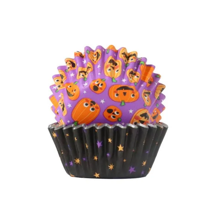 PME Mini Muffinsformer Folie -Pumpkin Party- pk/60