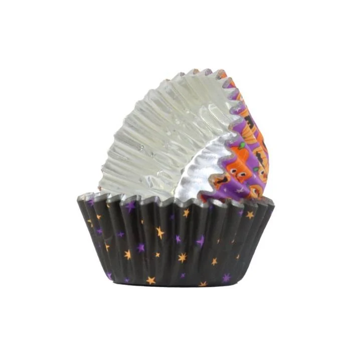 PME Mini Muffinsformer Folie -Pumpkin Party- pk/60