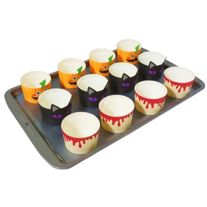 PME Muffinsformer Cups -Jack O Lantern- sett/12