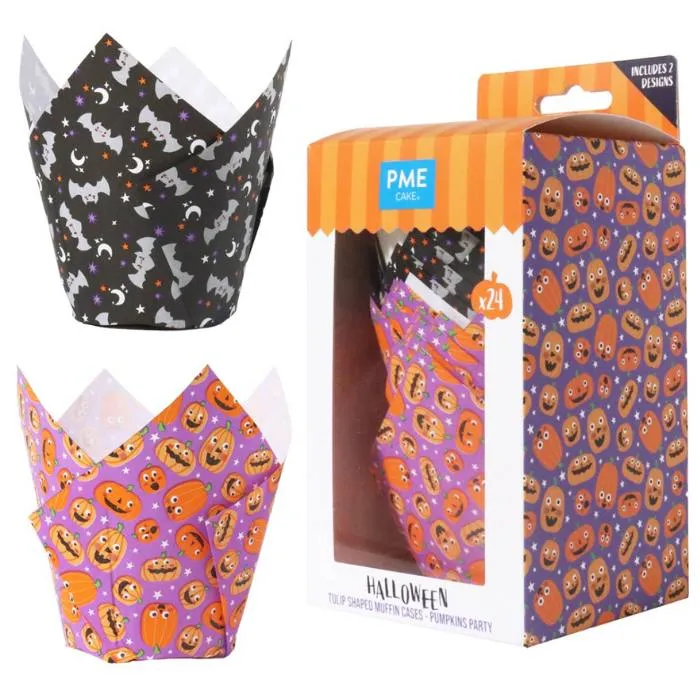 PME Muffinsformer Tulipan -Pumpkin Party- pk/24