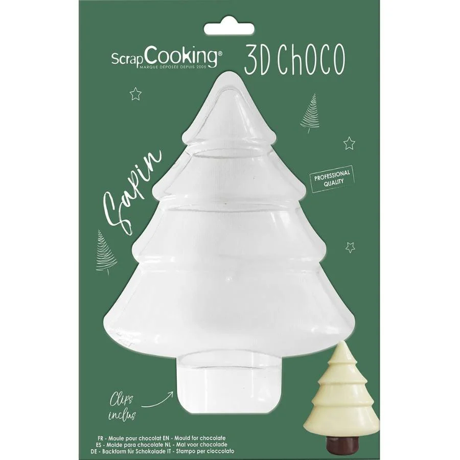 ScrapCooking Sjokoladeform -Juletre-