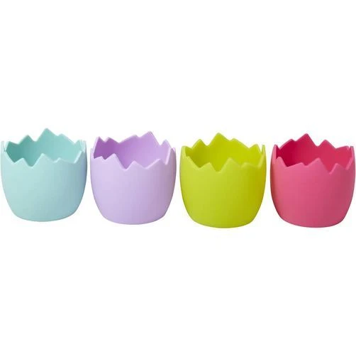 Silikon bakeform -Knust egg-, sett/4