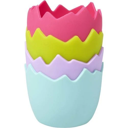 Silikon bakeform -Knust egg-, sett/4
