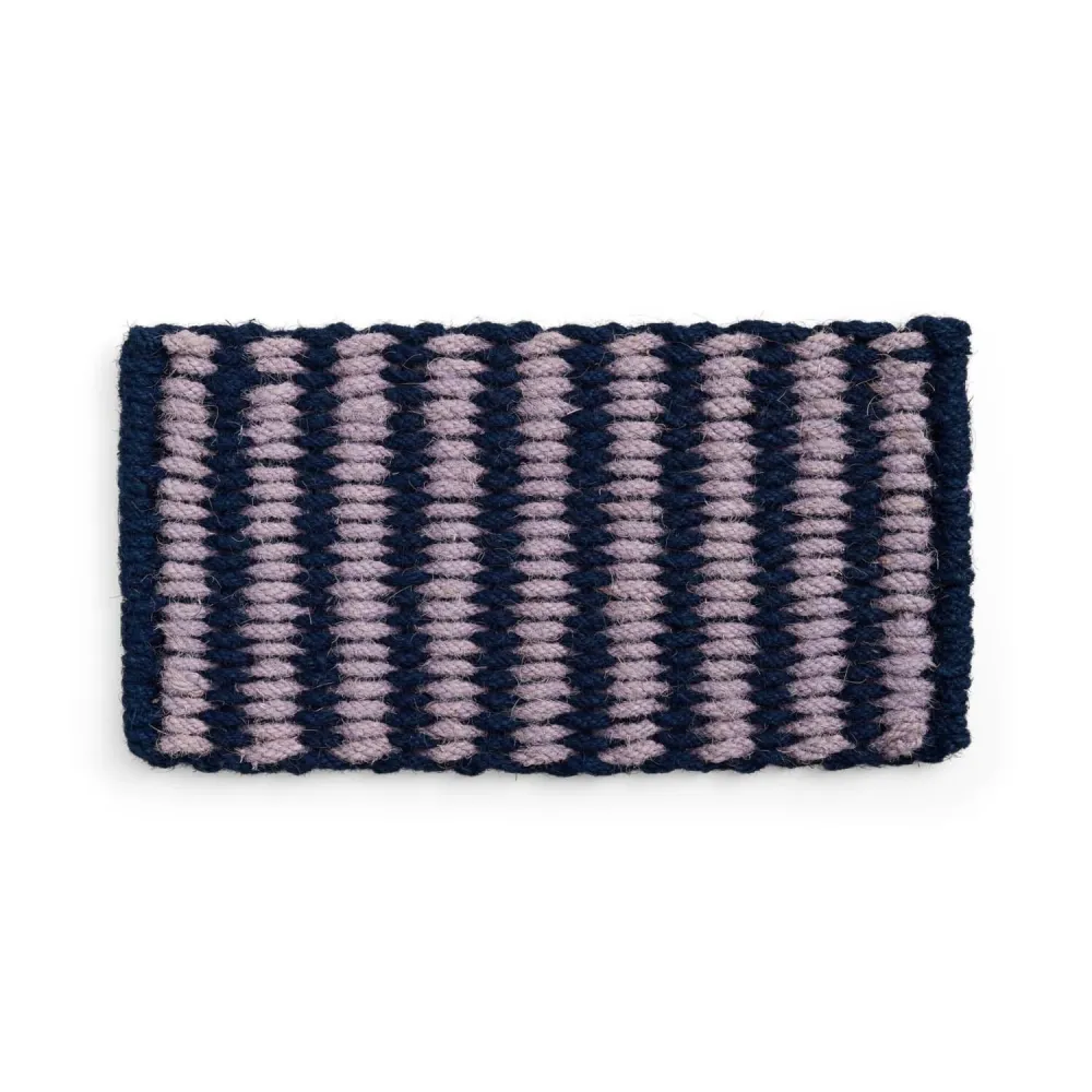 Dørmatte Coco Lavender and Navy 40x80
