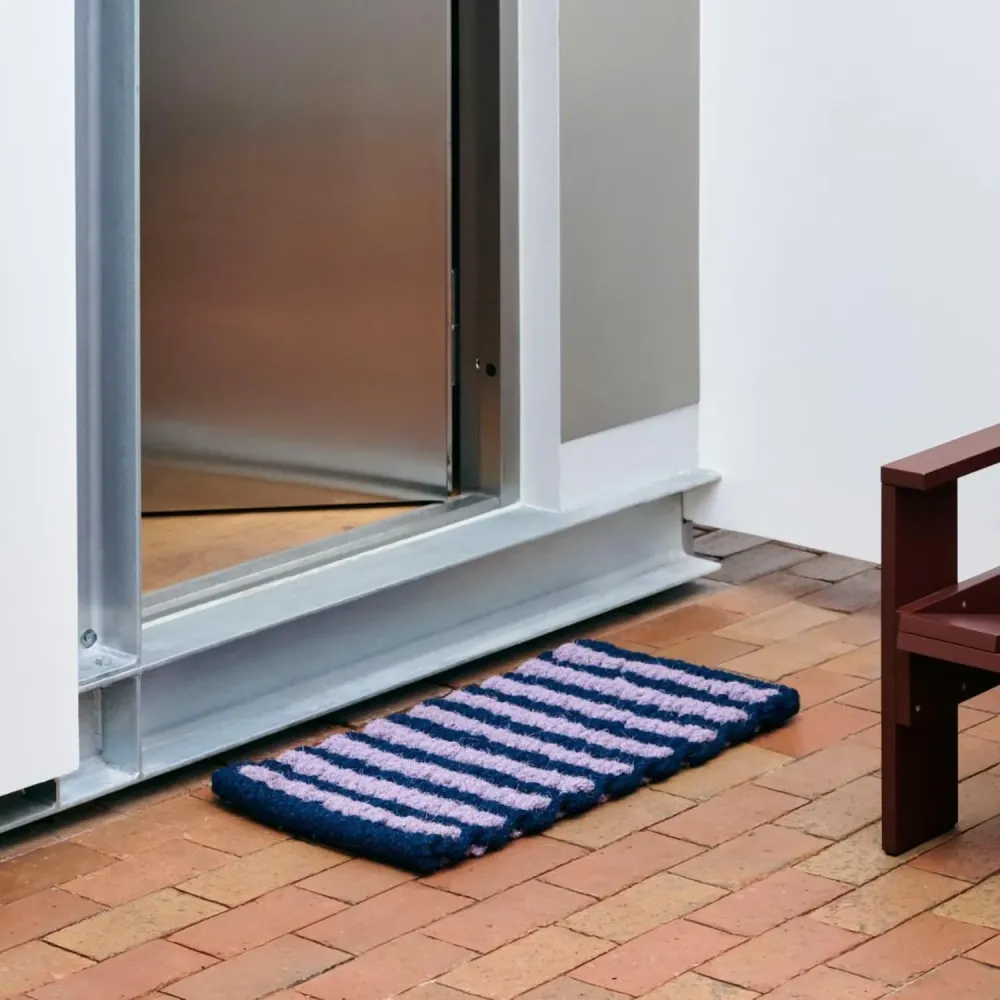 Dørmatte Coco Lavender and Navy 40x80