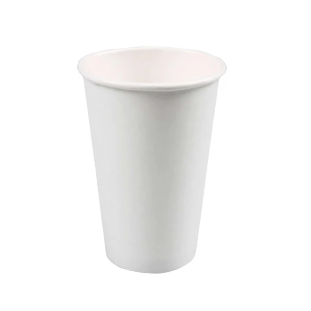 100 stk. hvite pappkopper 200 mL / 7,5 oz