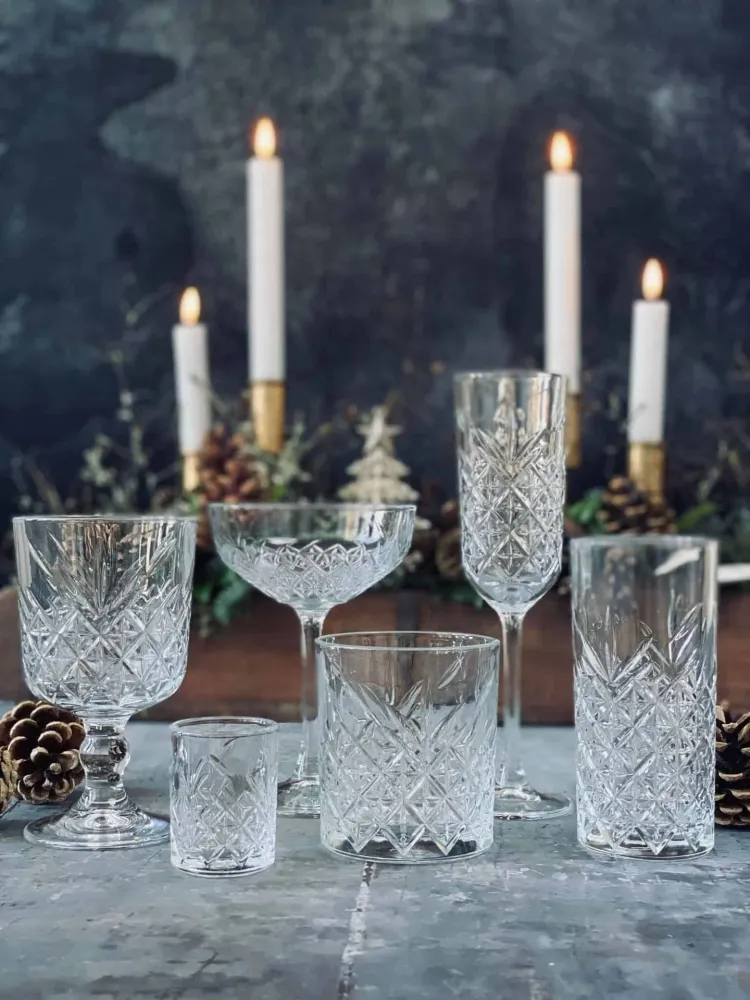 Stort cocktailglass - 4 stk
