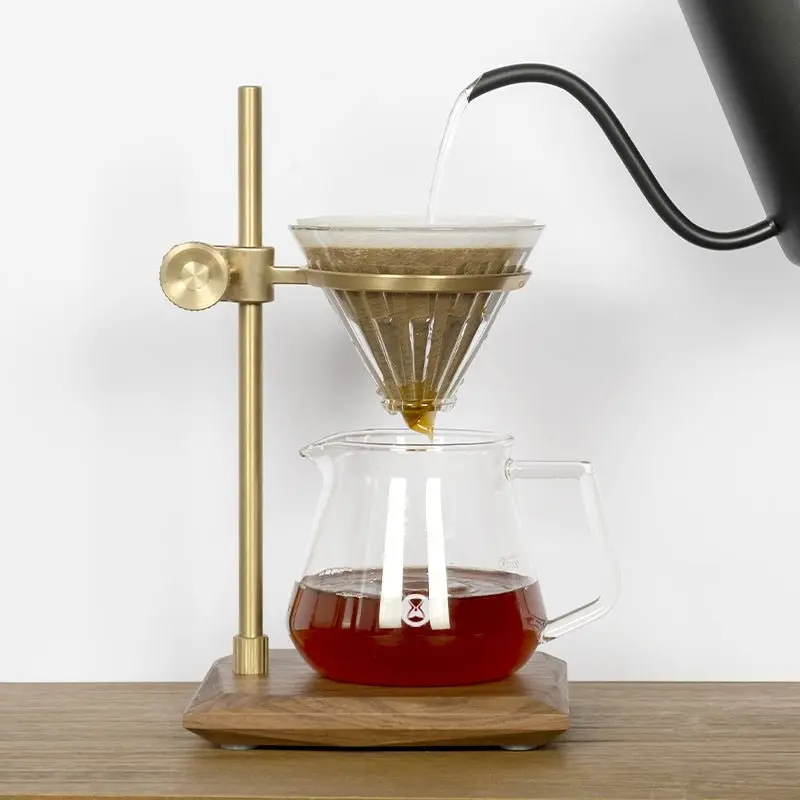 Muse Pour Over-stativ i messing - Timemore