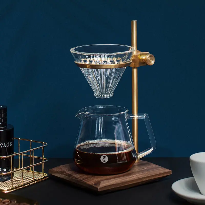 Muse Pour Over-stativ i messing - Timemore