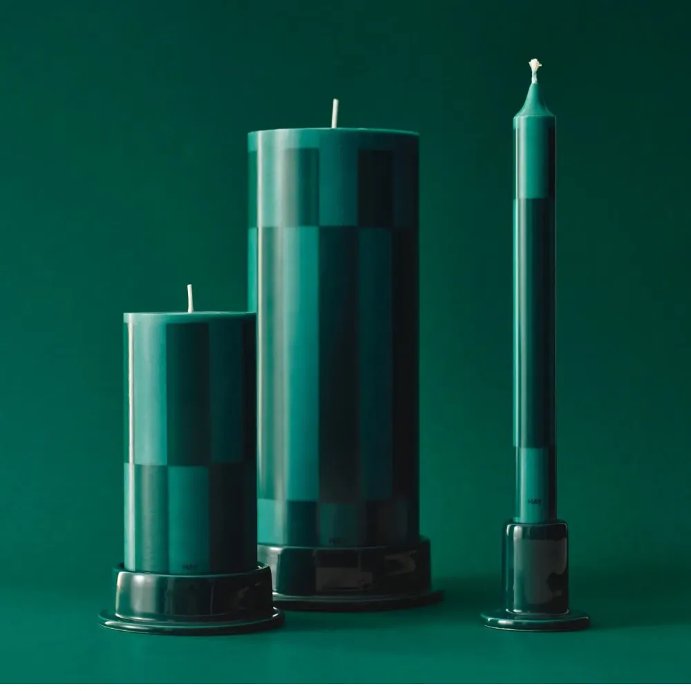 Kubbelys Column Small Dark Green Check